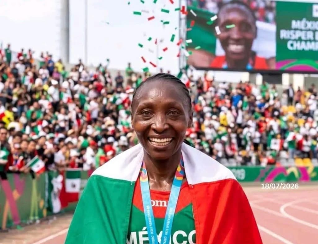 The Kenyan who flew the mexican flag