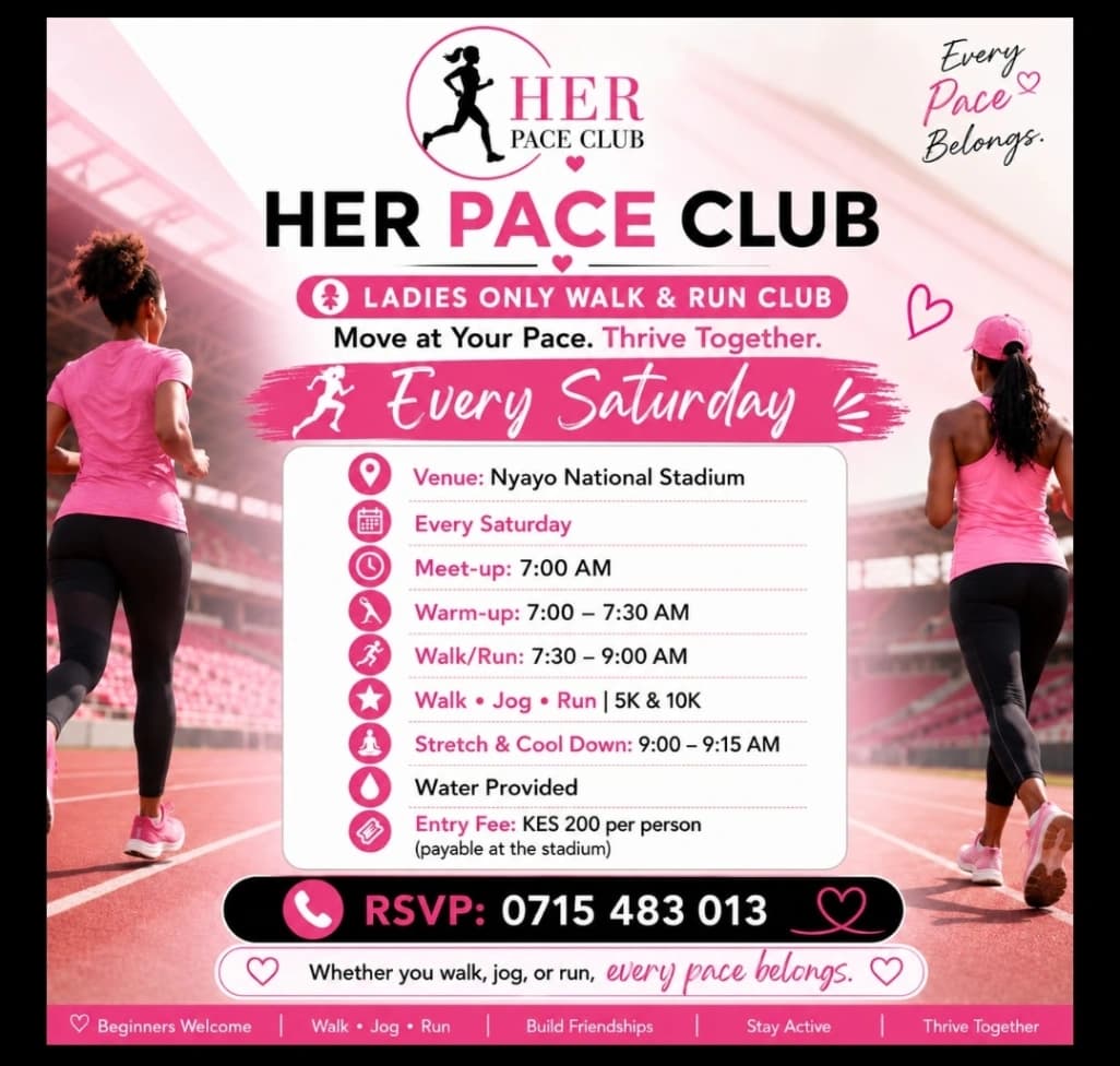 Her pace run