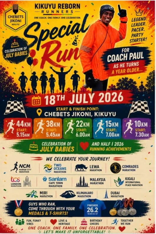 Coach Paul birthday run